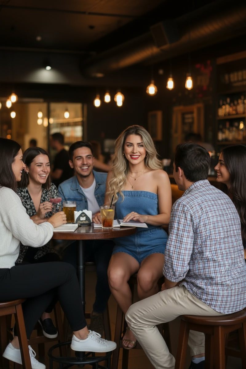 Macaquinho jeans Bruny!