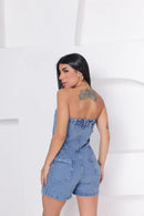 Macaquinho jeans Bruny!