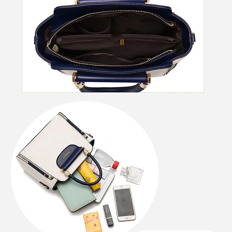 Bolsa Feminina 2025 – Tendência Hit Color, Estilo Europeu e Americano, Bolsa de Ombro e Mão