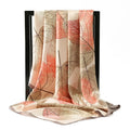 90*90cm Silk Scarves Women Foulard Satin Square Head Hijab Ladies Luxury Brand Shawls Bandana Large wrap bandanna muffler pareo
