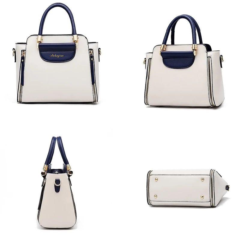 Bolsa Feminina 2025 – Tendência Hit Color, Estilo Europeu e Americano, Bolsa de Ombro e Mão