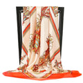 90*90cm Silk Scarves Women Foulard Satin Square Head Hijab Ladies Luxury Brand Shawls Bandana Large wrap bandanna muffler pareo