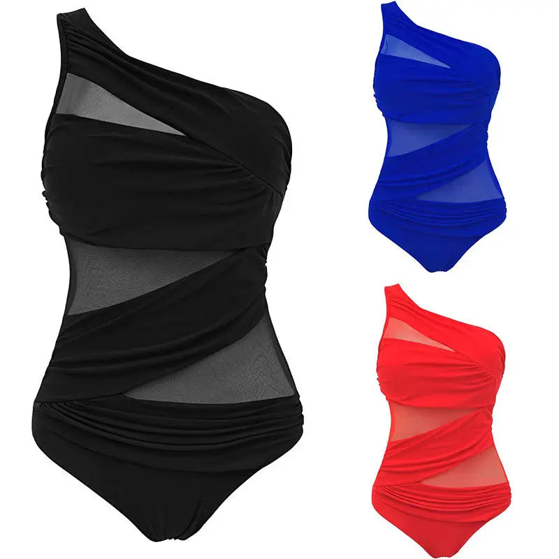 Sinta-se confiante e elegante neste maiô feminino plus size. Com design push up e monokini, ele valoriza a silhueta e oferece conforto, suporte e estilo moderno