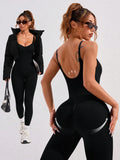 Macacão Fitness Sem Costura Feminino –  Sexy, Yoga, Ginástica e Treino