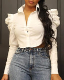 Camisa cropped Jacy!