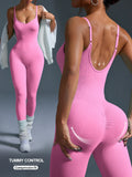 Macacão Fitness Sem Costura Feminino –  Sexy, Yoga, Ginástica e Treino