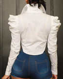 Camisa cropped Jacy!