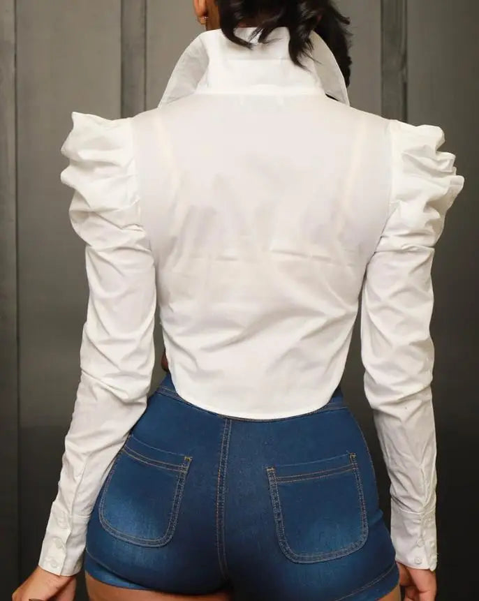 Camisa cropped Jacy!