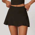 Conjunto Fitness Feminino 2 Peças – Saia com Legging + Regata e Shorts, Conjunto de Yoga, Academia e Treinos, Sportswear Seamless
