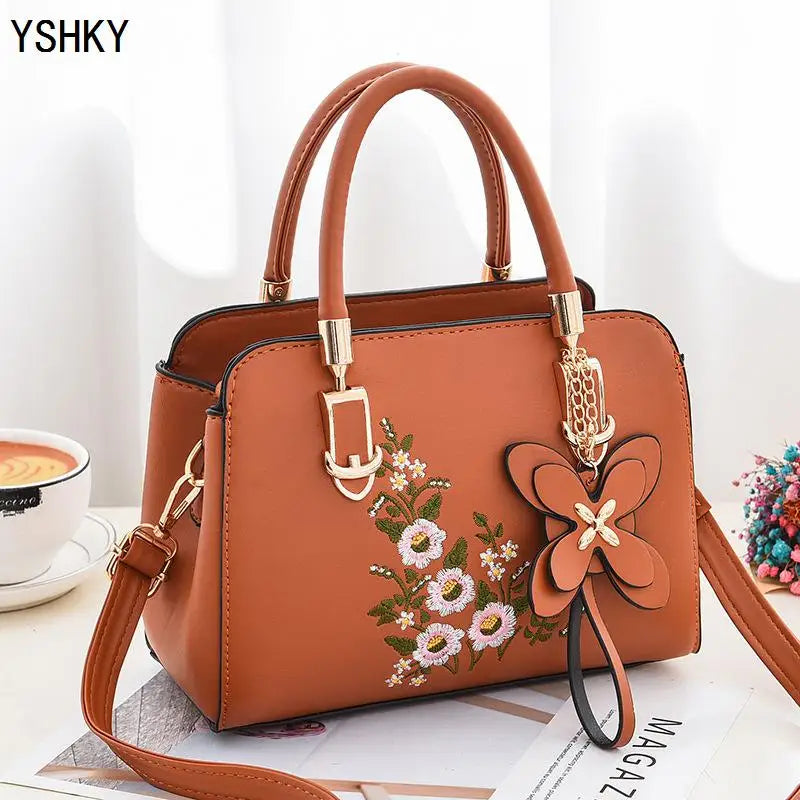 Bolsa Feminina de Ombro com Grande Capacidade – PU, Estilo Balde, Crossbody e Messenge