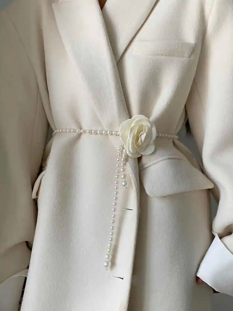 Cinto de Cintura Feminino com Pérola – 1 Peça