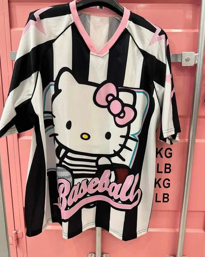amiseta Hello Kitty 2025 – Unissex, Manga Curta, Casual e Confortável