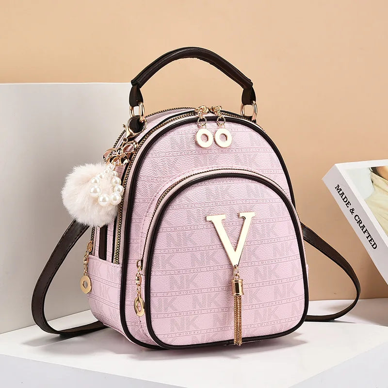 Bolsa Feminina 2025 – Hit Color, Estilo Europeu e Americano, Alça de Ombro e Mão