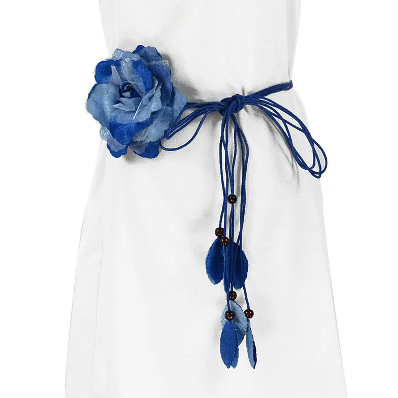 Cinto Feminino Casual com Nó e Corrente – Acessório Elegante para Vestidos