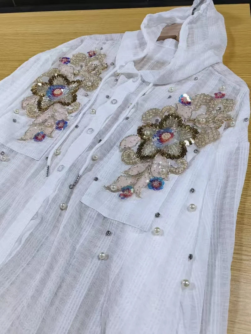 Vestido Feminino Chiffon Ombro a Ombro – Estampado, Manga Pétala, Cintura Elástica