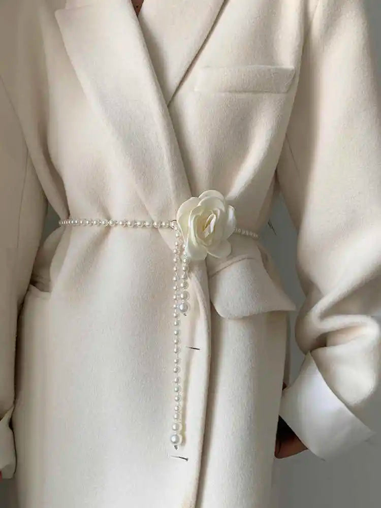 Cinto de Cintura Feminino com Pérola – 1 Peça
