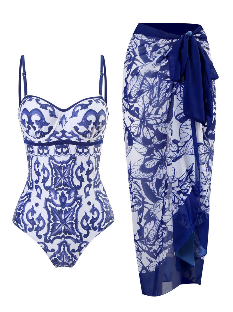 Arrase neste verão com este maiô feminino vintage 2023 de uma peça. Com efeito push up e estampa retrô, ele valoriza a silhueta, oferecendo conforto, suporte e estilo sofisticado