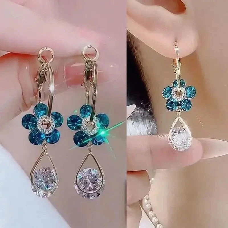 Elegantes brincos femininos com agulha em prata 925, pérolas delicadas e tassel moderno, com detalhes em zircônia. Tendência de moda coreana, perfeitos para complementar looks sofisticados e ocasiões especiais com luxo e brilho.