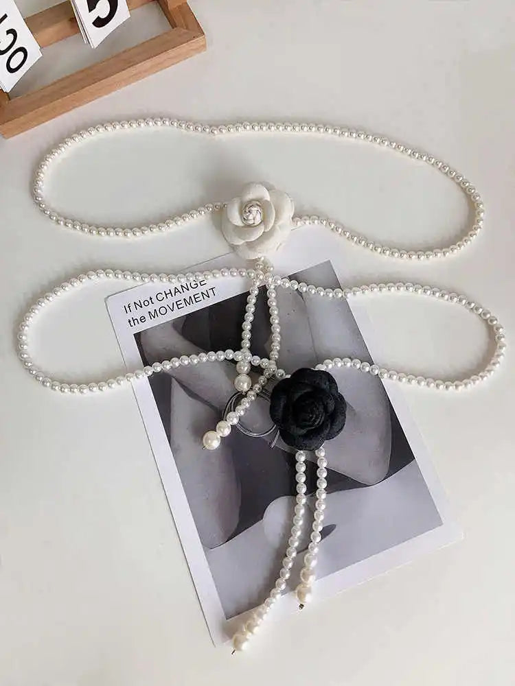 Cinto de Cintura Feminino com Pérola – 1 Peça