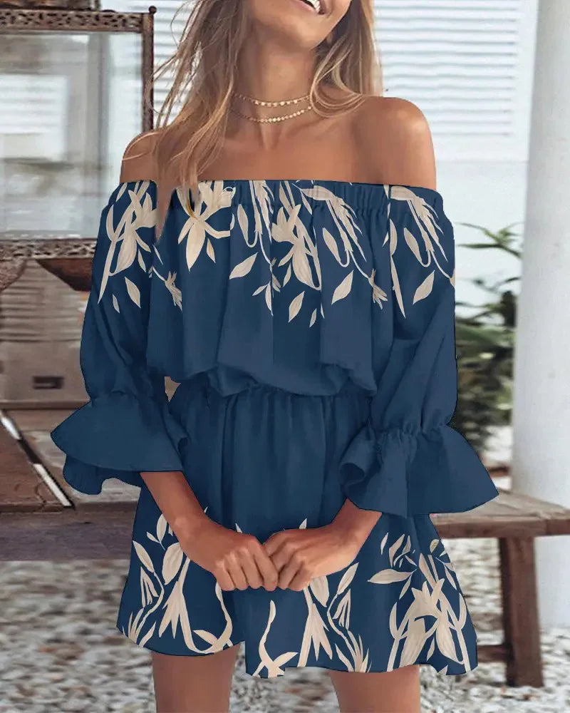 Blusa leve e elegante, estilo boho com ombro a ombro, decote em V e costas abertas. Perfeita para looks de verão, férias ou ocasiões casuais, unindo conforto e charme feminino.