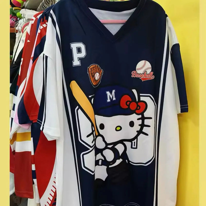 amiseta Hello Kitty 2025 – Unissex, Manga Curta, Casual e Confortável