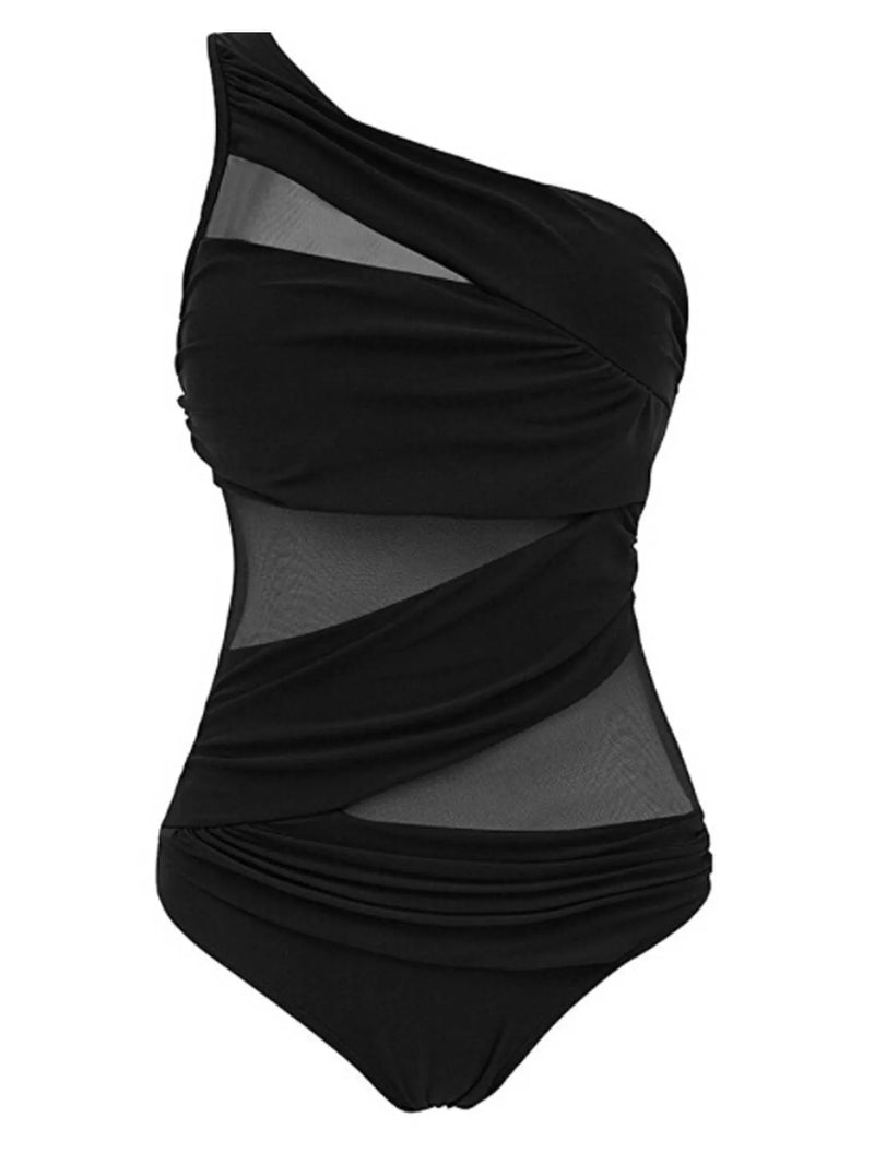 Sinta-se confiante e elegante neste maiô feminino plus size. Com design push up e monokini, ele valoriza a silhueta e oferece conforto, suporte e estilo moderno