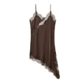 Vestido Curto de Renda para Mulheres – Slip Dress Sexy e Elegante