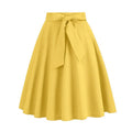 Saia Vintage Feminina – Estilo Swing Pin-Up, Cintura Alta, Casual e Elegante