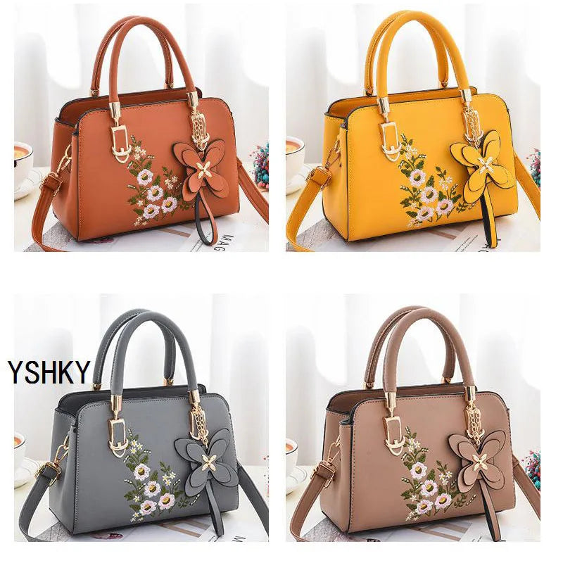 Bolsa Feminina de Ombro com Grande Capacidade – PU, Estilo Balde, Crossbody e Messenge