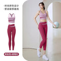 Conjunto Feminino de Yoga e Fitness – 2 Peças: Top Esportivo com Suporte, Calça de Cintura Alta Modeladora, Conjunto de Treino com Levantamento de Bumbum