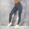 Leggings Fitness Feminina de Cintura Alta com Bolso – Calça Esportiva Modeladora para Yoga, Corrida e Treino