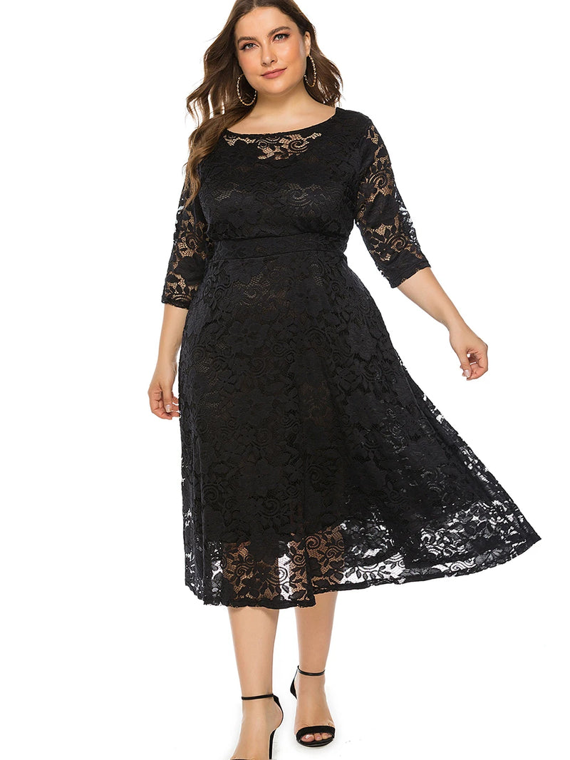 estido Plus Size Feminino 2021 – Manga Longa, Casual Vestido feminino plus size, disponível em preto e branco, com mangas longas. Perfeito para outono, combina conforto e estilo casual, ideal para o dia a dia ou ocasiões informais.