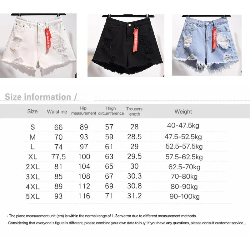 Shorts jeans feminino de verão, estilo casual e streetwear  Cintura alta que valoriza a silhueta feminina
