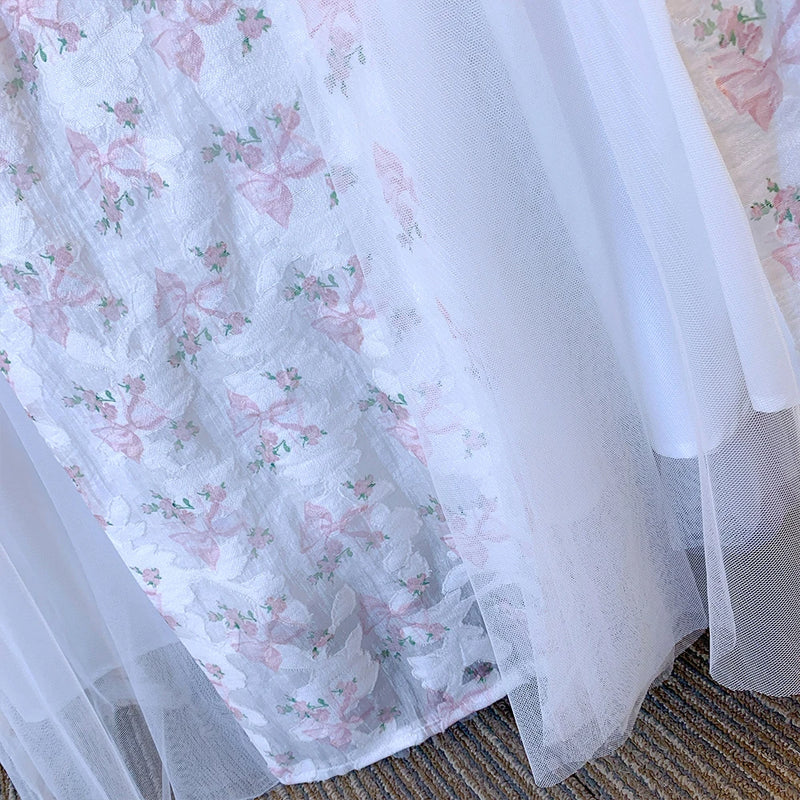 Vestido Casual Feminino Plus Size de Verão Rosa – Estilo Chinês, Solto, Midi, Linha Média, 2025, Cheongsam, Grande.