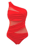 Sinta-se confiante e elegante neste maiô feminino plus size. Com design push up e monokini, ele valoriza a silhueta e oferece conforto, suporte e estilo moderno