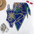 Curta o verão com estilo neste maiô feminino push-up com decote em V e saída de praia combinando. Seu design vintage valoriza a silhueta, garantindo conforto e elegância na praia ou piscina.