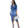 Conjunto Feminino 2 Peças – Blusa de Manga Longa + Saia Midi | Moda Verão/Outono 2026