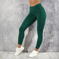 Leggings Fitness Feminina de Cintura Alta com Bolso – Calça Esportiva Modeladora para Yoga, Corrida e Treino