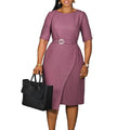 Roupas Plus Size L-3XL – Vestidos Femininos Primavera/Verão, Manga Curta, Estilo Street Casual, Vestido Midi Oversized Tamanho Grande 3XL.