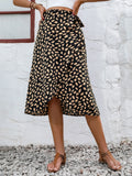 Saia Casual Estampada Feminina – Verão 2025