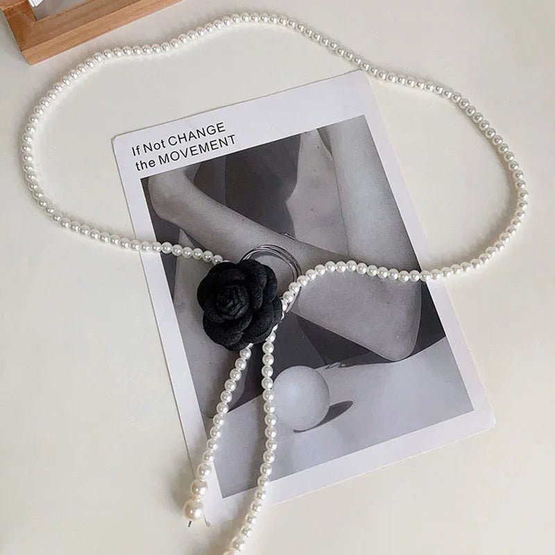 Cinto de Cintura Feminino com Pérola – 1 Peça