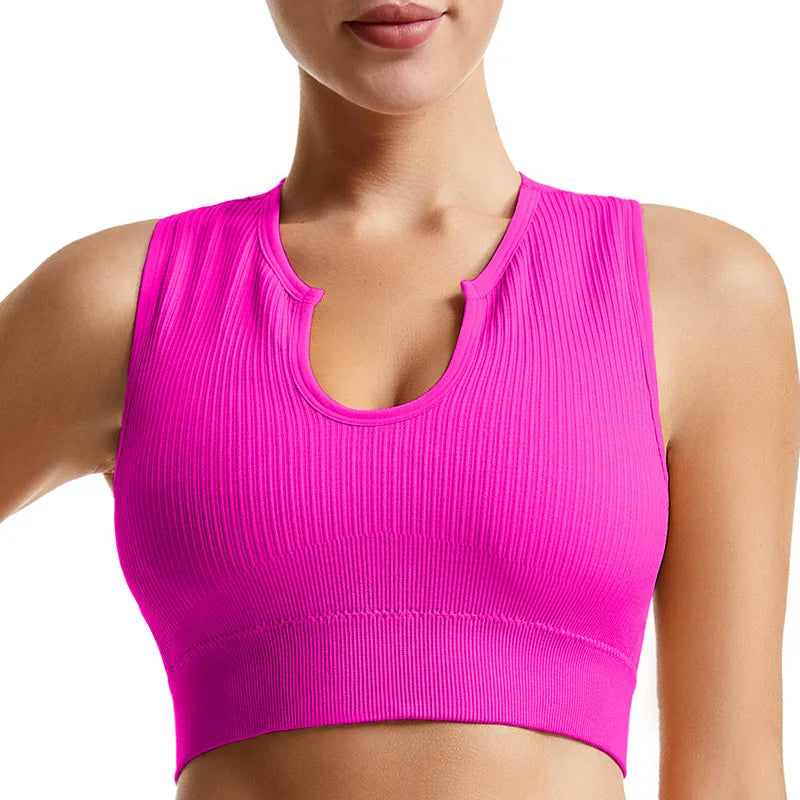 Conjunto Esportivo Feminino 2 Peças – Top Fitness com Shorts Ciclismo, Roupas de Academia, Elásticas e Confortáveis para Yoga e Treinos