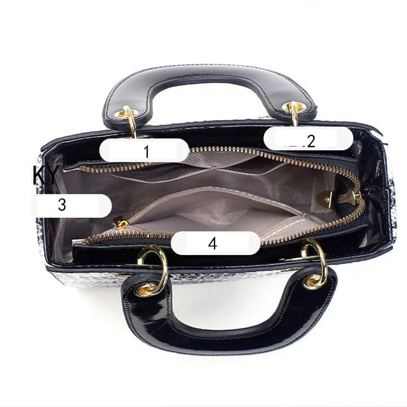Bolsa feminina elegante e moderna, perfeita para o dia a dia ou eventos especiais. Design luxuoso com opção de uso no ombro ou transversal.