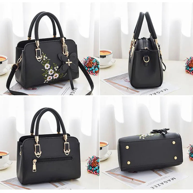 Bolsa Feminina de Ombro com Grande Capacidade – PU, Estilo Balde, Crossbody e Messenge