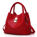 Bolsa Feminina de Ombro com Grande Capacidade – PU, Estilo Balde, Crossbody e Messenge