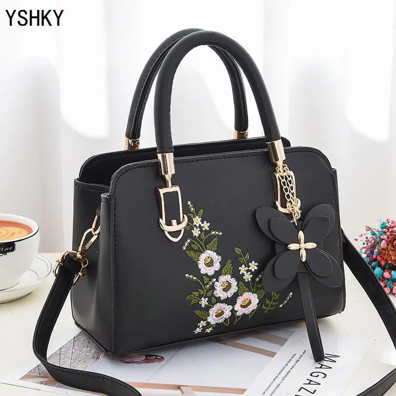 Bolsa Feminina de Ombro com Grande Capacidade – PU, Estilo Balde, Crossbody e Messenge