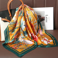 Acessório fashion e versátil em cetim macio, ideal como lenço de pescoço, echarpe, hijab, faixa de cabelo, bandana ou detalhe decorativo em bolsas. Elegância e estilo em qualquer ocasião.