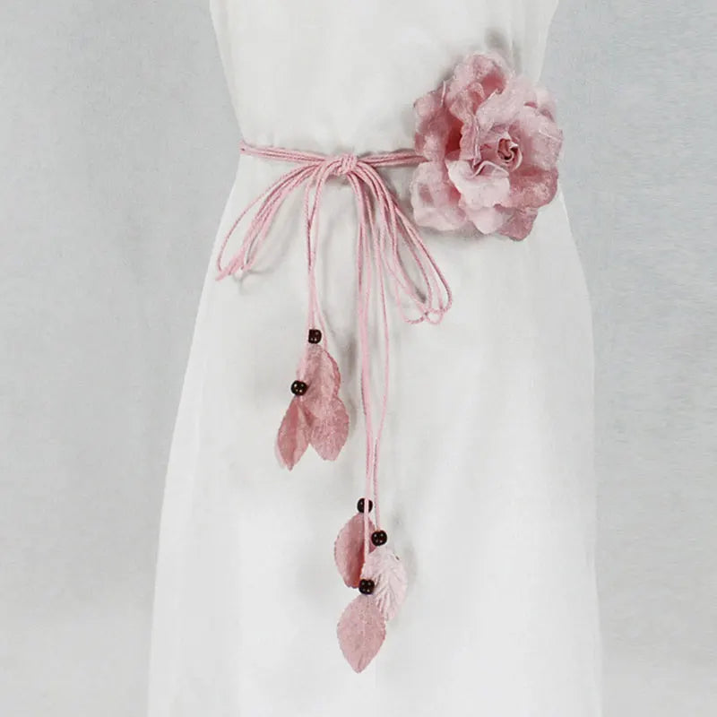 Cinto Feminino Casual com Nó e Corrente – Acessório Elegante para Vestidos