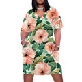 Vestido Plus Size Feminino Tie Dye – Verão Festival 2026