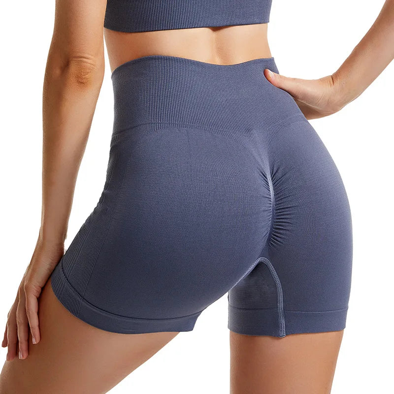 Conjunto Esportivo Feminino 2 Peças – Top Fitness com Shorts Ciclismo, Roupas de Academia, Elásticas e Confortáveis para Yoga e Treinos
